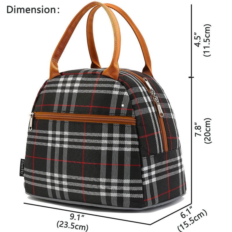 FlowFly Insulated Lunch Cooler Bag - Tote Bag Organizer for Women/Men, WB - Image 3